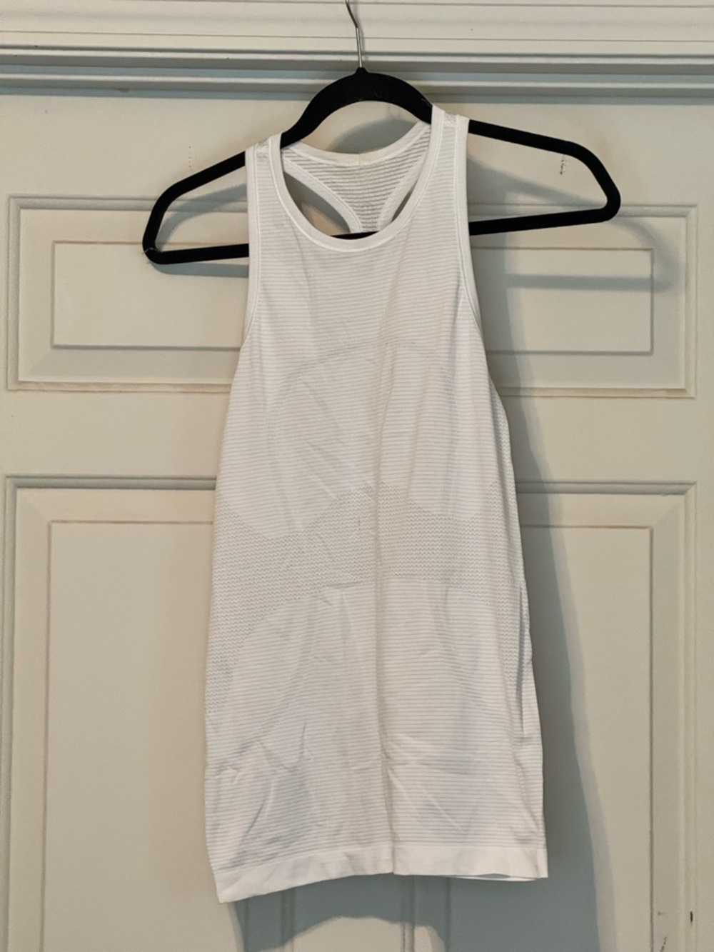 lululemon athletica White Mesh Racerback Tank